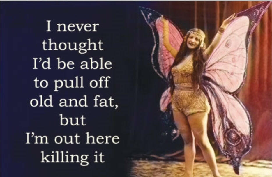 I Never Thought I’d Be Able To Pull Off Old And Fat But I’m Out Here Killing It. All On A 2”x3” Metal Refrigerator Magnet. Quality Glossy Finish With Strong Holding Power..