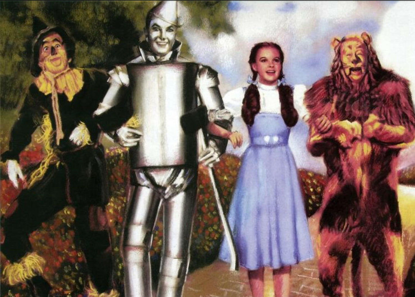 The Wizard Of Oz,Yellow Brick Road.All On a 2.5”x 3.5” Metal Refrigerator Magnet.A Funny Magnet For Him or Her. Quality Metal Magnet With Glossy Finish And Strong Holding Power..