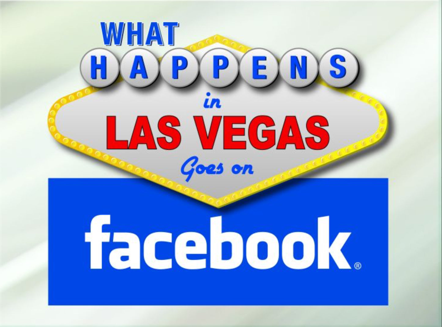 What Happens In Las Vegas Goes on Facebook. All On a 2.5”x 3.5” Metal Refrigerator Magnet.A Funny Magnet For Him or Her. Quality Metal Magnet With Glossy Finish And Strong Holding Power.