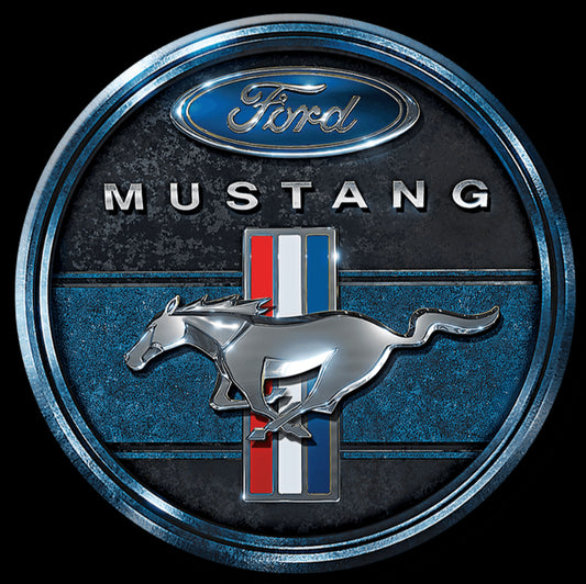 Ford Mustang 3” Round Metal Refrigerator Magnet.A Magnet For Him or Her..