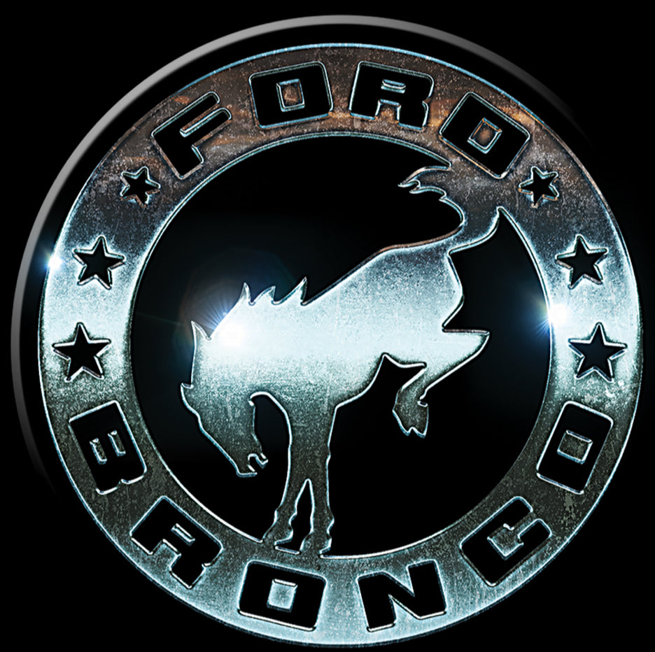 Ford Bronco 3” Round Metal Refrigerator Magnet.A Magnet For Him or Her.