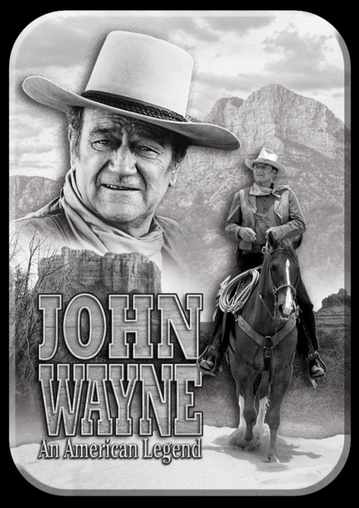 John Wayne,An American Legend. On A 2.5” x 3.5” Metal Refrigerator Magnet.A Magnet For Him or Her.