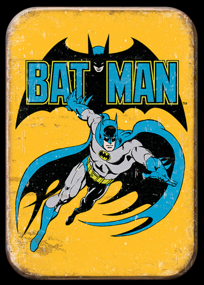Bat Man.On A 2.5” x 3.5” Metal Refrigerator Magnet.A Magnet For Him or Her.