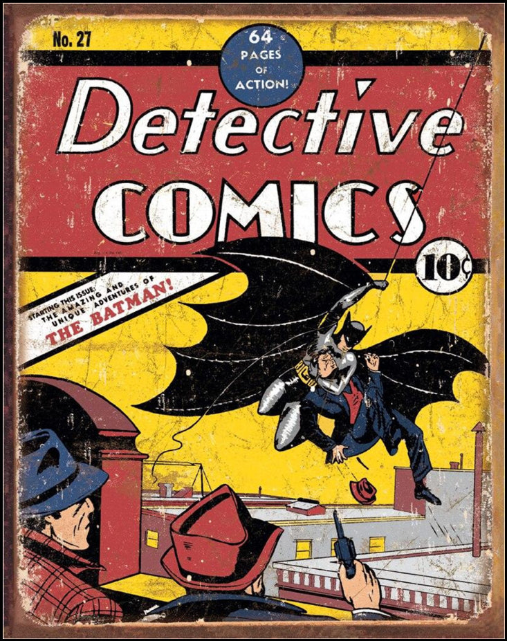 Batman Detective Comics Cover. On A 2”x3” Metal Refrigerator Magnet.A Magnet For Him or Her