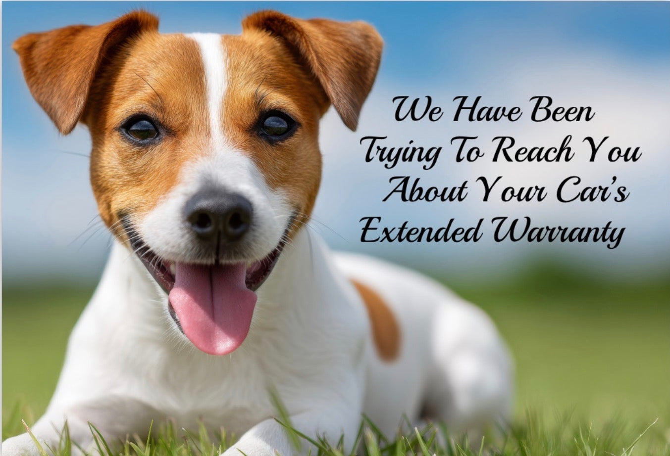 We Have Been Trying To Reach You About Your Car’s Extended Warranty.On a 2”x3” Metal Refrigerator Magnet..