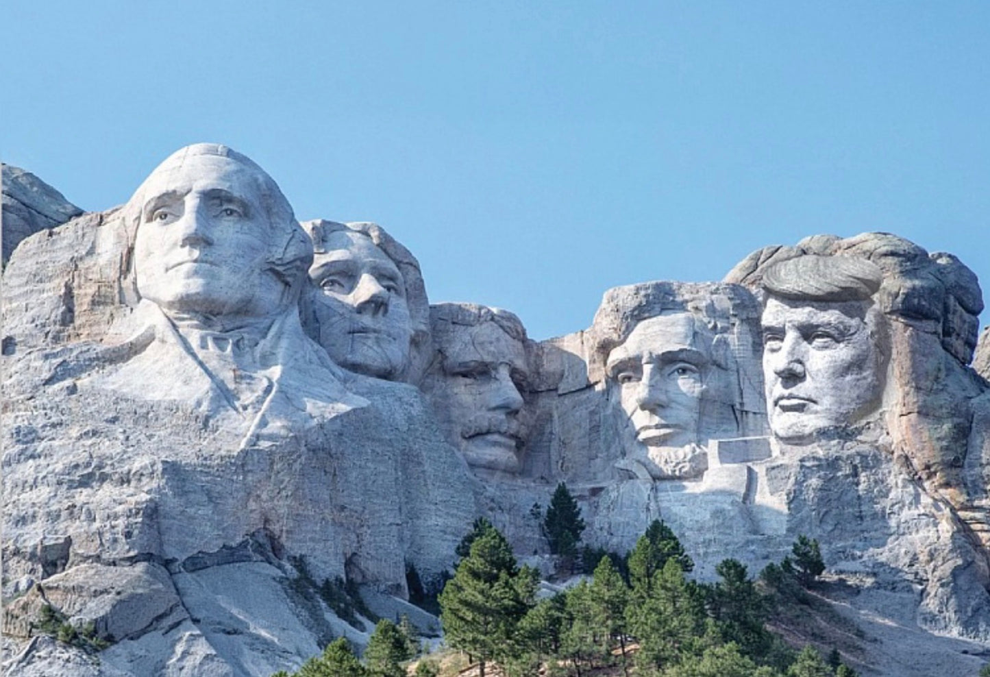 Mt. TrumpMore On a 2.5”x 3.5” Metal Refrigerator Magnet.A Funny Fridge Magnet For Him or Her..