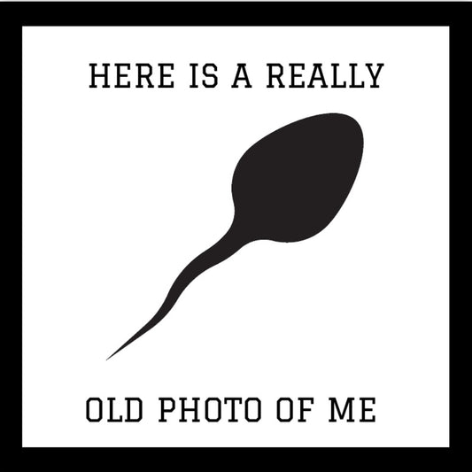 Here Is A Really Old Photo Of Me. All On a 2.5” Square Metal Magnet.