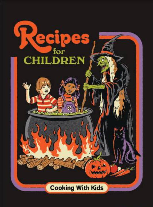 Recipes For Children.On a 2.5”x 3.5” Metal Refrigerator Magnet.A Funny Magnet For Him or Her.