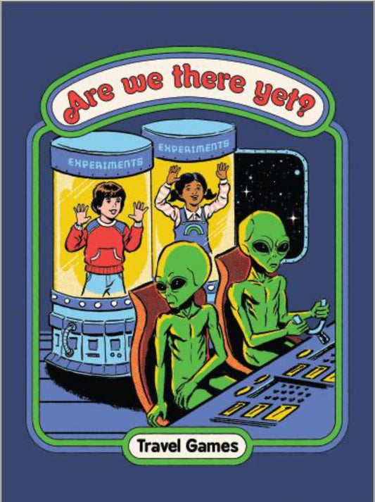 Are We There Yet? On a 2.5”x 3.5” Metal Refrigerator Magnet.A Funny Magnet For Him or Her.