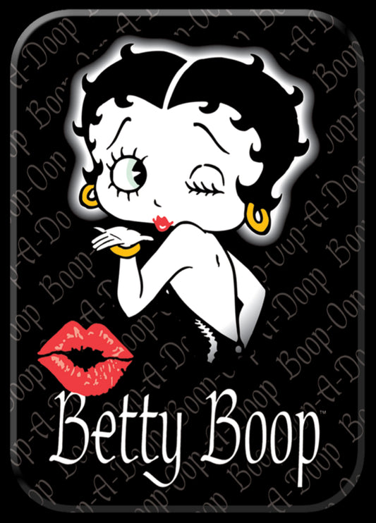 Betty Boop, Iconic Character. On A 2.5” x 3.5” Metal Refrigerator Magnet.A Magnet For Him or Her.