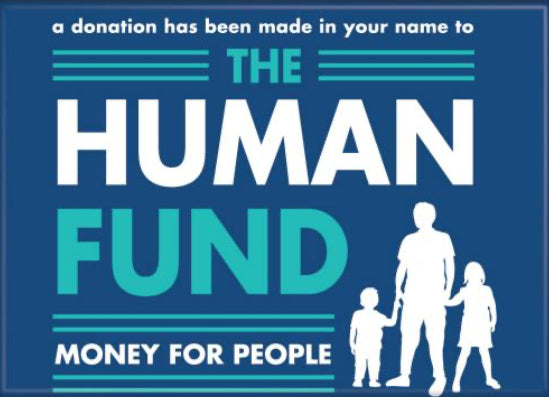 The Human Fund,Money For People.As Seen On Seinfeld.On A 2.5” x 3.5” Metal Refrigerator Magnet.A Magnet For Him or Her.