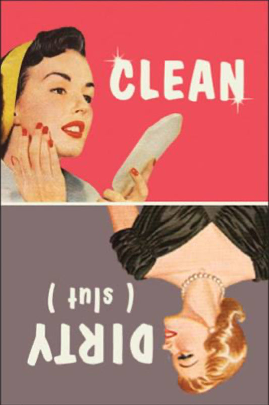 Clean,Dirty(slut). Perfect For Your. Dishwasher All On a 2”x3” Metal Refrigerator Magnet. Quality Glossy Finish With Strong Holding Power.