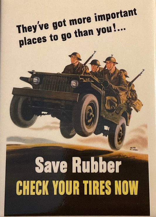 WW2 Army Poster Reproduced On a 2.5”x 3.5” Refrigerator Magnet.