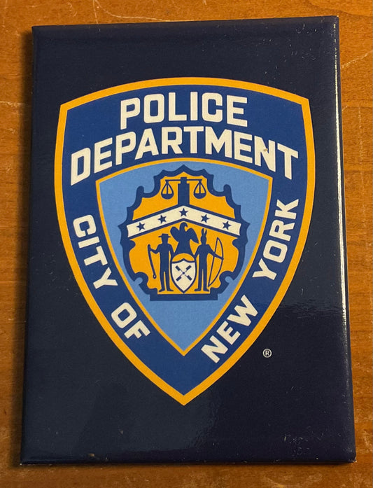 City of New York Police Department.All On a 2.5”x 3.5” Refrigerator Magnet.