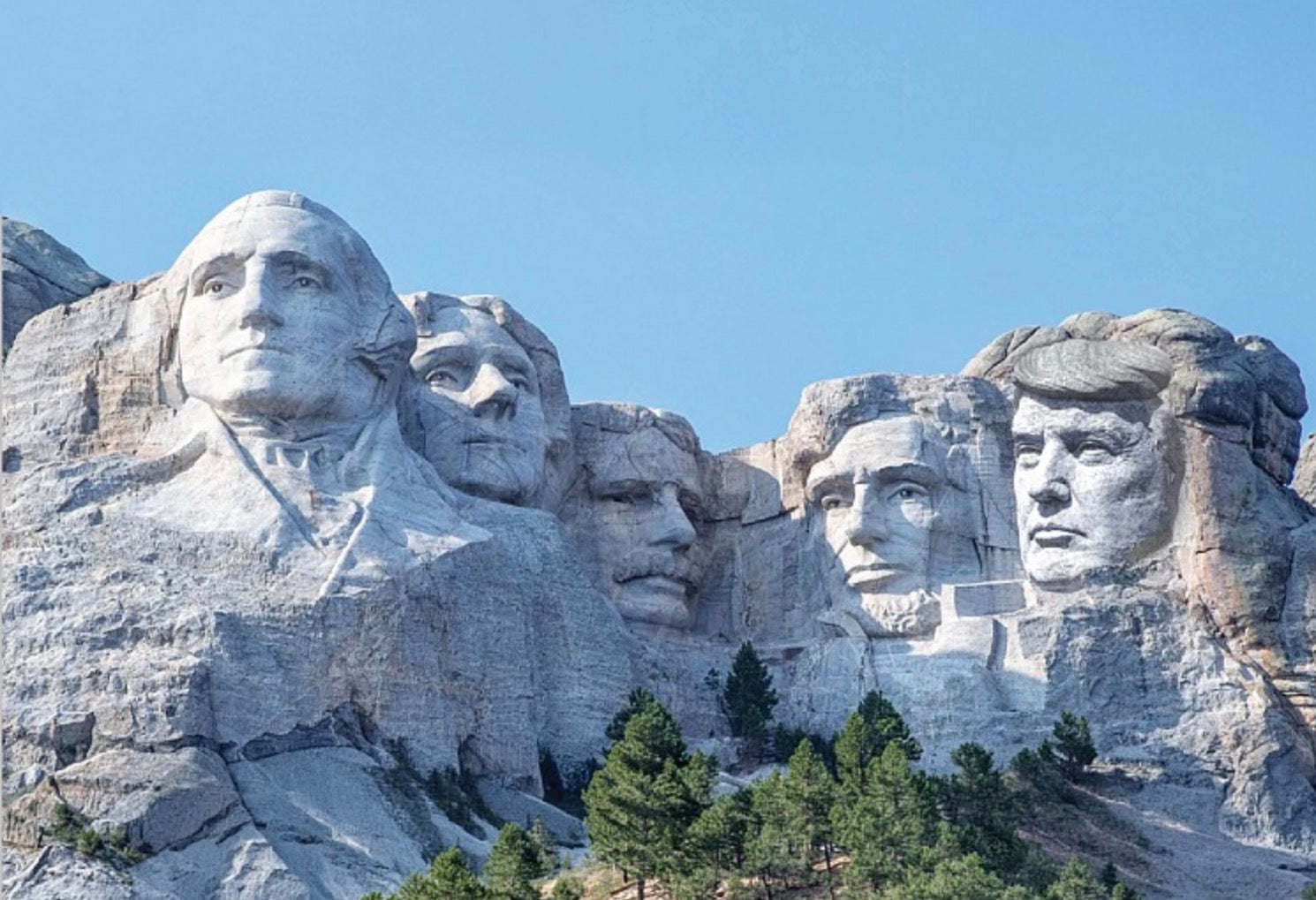 Mt. TrumpMore On a 2.5”x 3.5” Metal Refrigerator Magnet.A Funny Fridge Magnet For Him or Her..