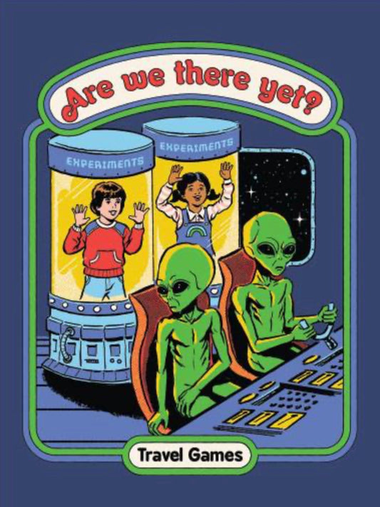 Are We There Yet On a 2.5”x 3.5” Metal Refrigerator Magnet.